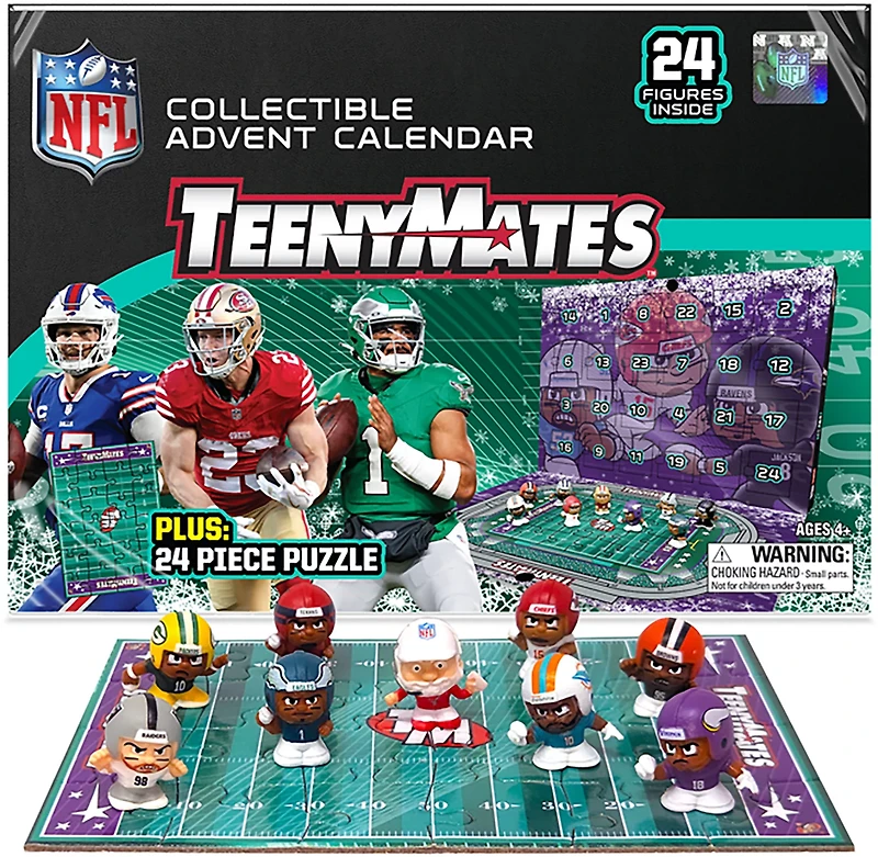 Teeny Mates NFL 2025 Advent Calendar