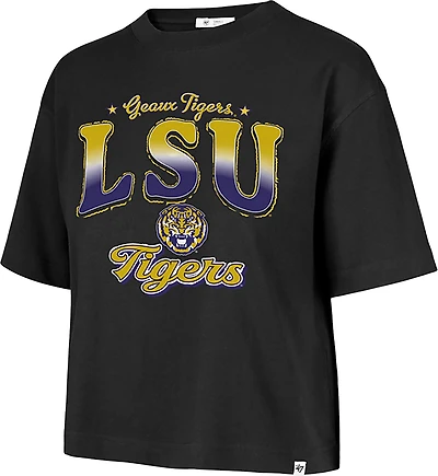 '47 Women's LSU Tigers Vibe Check Reed City Short Sleeve T-shirt