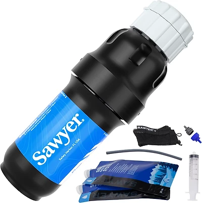 Sawyer Squeeze Water Filtration System with 1-Liter Pouch