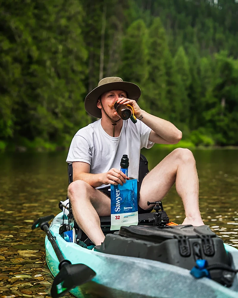 Sawyer Squeeze Water Filtration System with 1-Liter Pouch