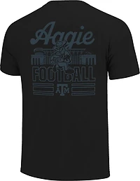Image One Men's Texas A&M University Blackout Stadium Graphic T-shirt