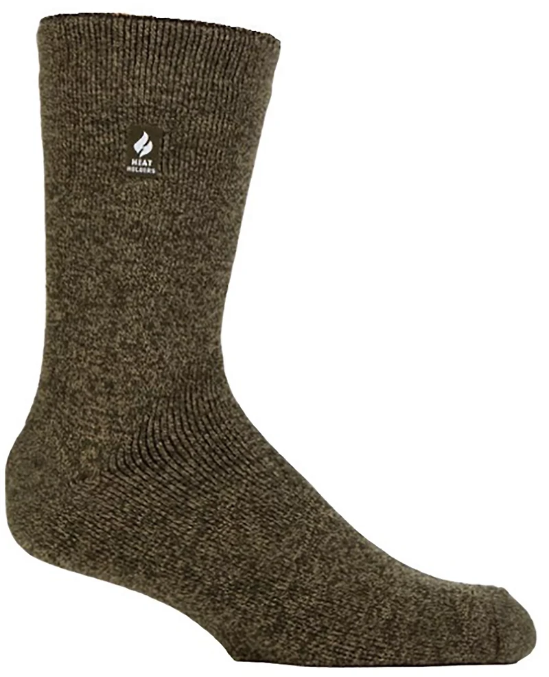 Heat Holders Men's Lite Mavrick Merino Twist Wool Crew Socks