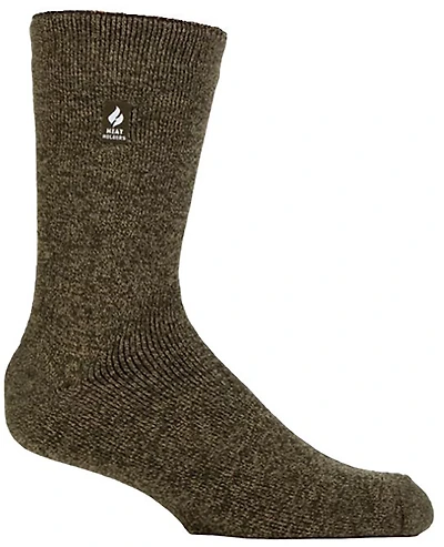 Heat Holders Men's Lite Mavrick Merino Twist Wool Crew Socks