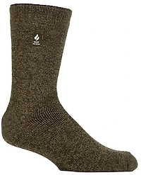 Heat Holders Men's Lite Mavrick Merino Twist Wool Crew Socks