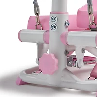 Sunny Health & Fitness Smart Exercise Stepper with Handlebars and Resistance Bands