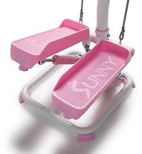 Sunny Health & Fitness Smart Exercise Stepper with Handlebars and Resistance Bands