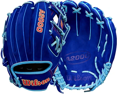 Wilson 11.5 in. 1786 Big League Chew Blue Raspberry Baseball Fielding Glove