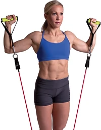 GoFit Rubber Resistance Training System Extreme Tube Handles