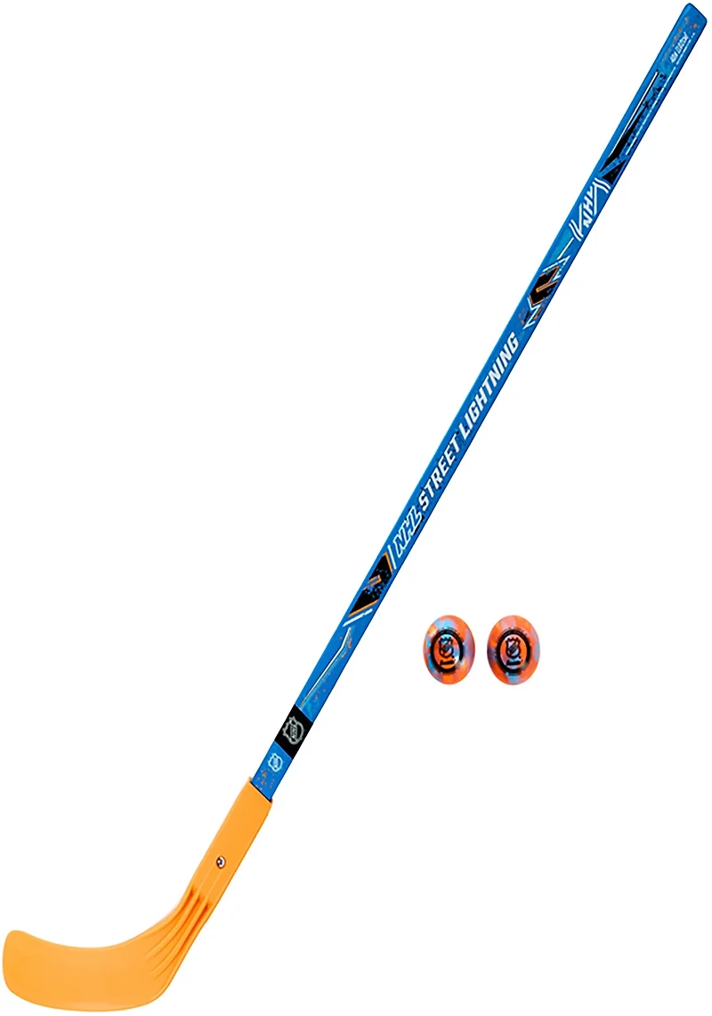 Franklin Sports NHL Youth Street Hockey Stick and 2 Balls