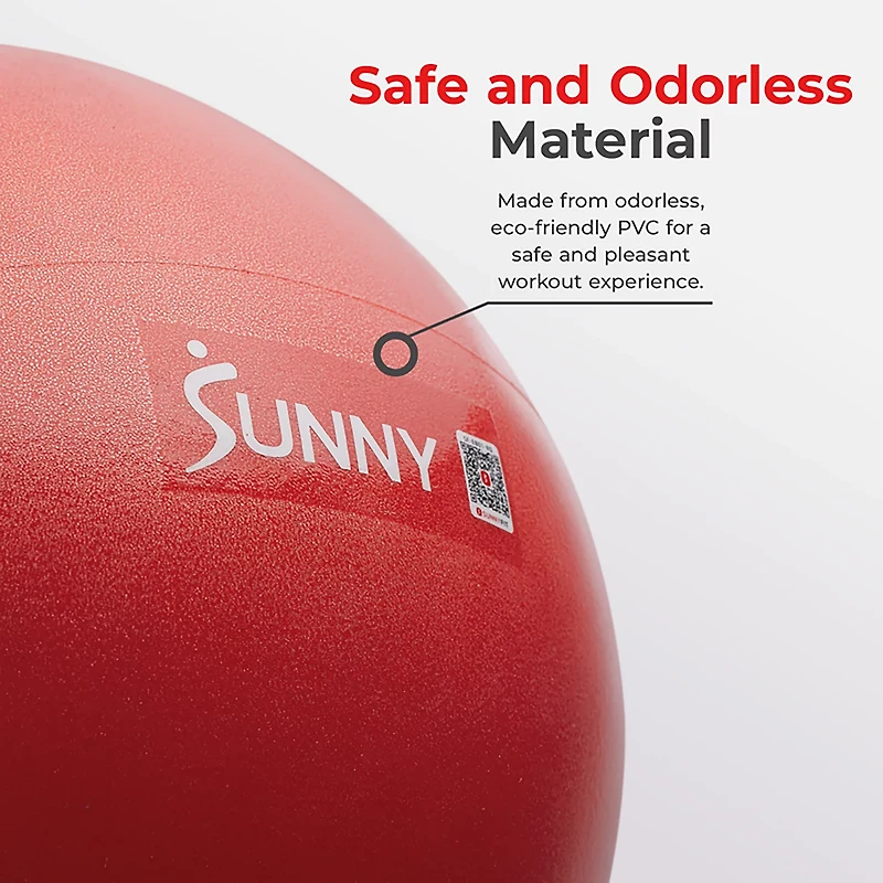 Sunny Health & Fitness Premium Pilates Ball 9"