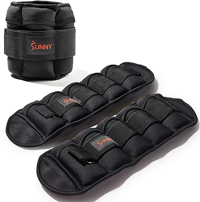 Sunny Health & Fitness Adjustable Ankle Weights