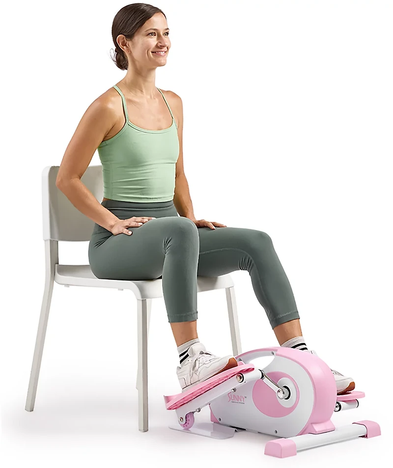 Sunny Health & Fitness Smart Portable Magnetic Under Desk Elliptical