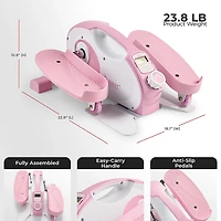 Sunny Health & Fitness Smart Portable Magnetic Under Desk Elliptical