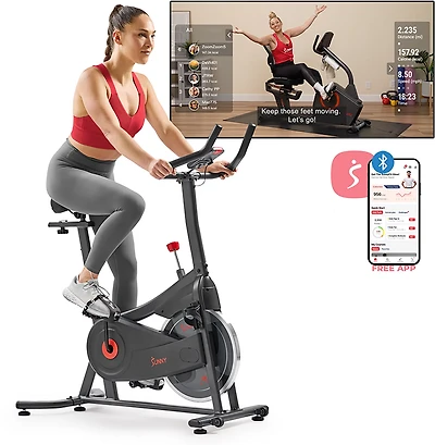 Sunny Health & Fitness ACTIVE 100 Smart Magnetic Cycling Exercise Bike