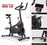 Sunny Health & Fitness ACTIVE 100 Smart Magnetic Cycling Exercise Bike