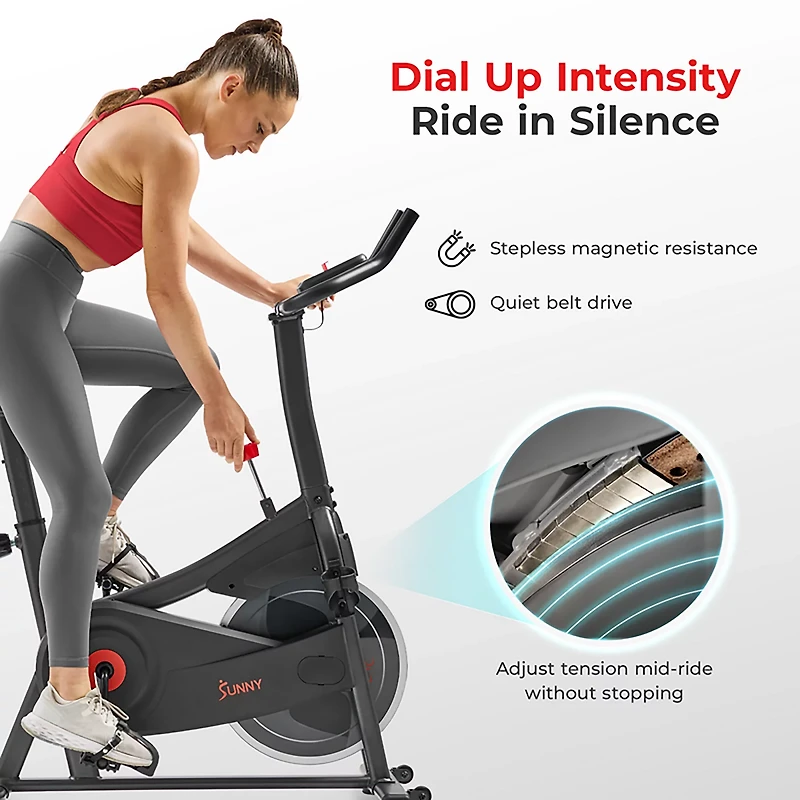 Sunny Health & Fitness ACTIVE 100 Smart Magnetic Cycling Exercise Bike