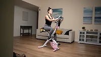 Sunny Health & Fitness Pink Foldable Magnetic X-Bike Pro