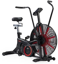 Sunny Health & Fitness Tornado Smart Dual Belt Air-Resistance Bike
