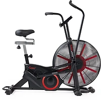 Sunny Health & Fitness Tornado Smart Dual Belt Air-Resistance Bike