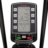 Sunny Health & Fitness Tornado Smart Dual Belt Air-Resistance Bike