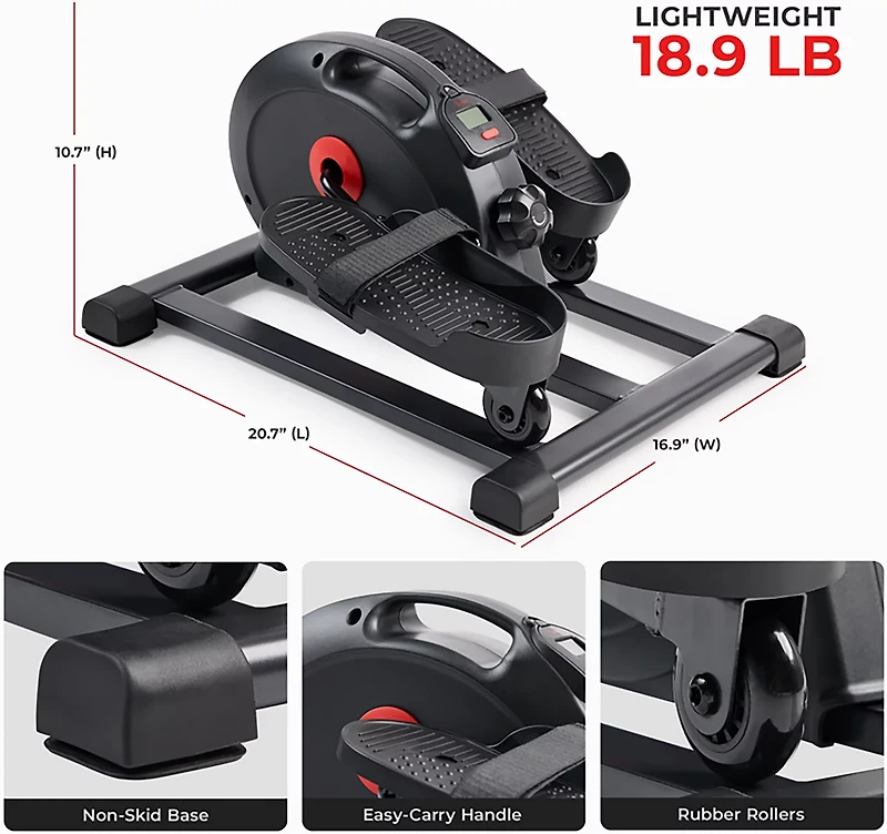 Sunny Health & Fitness SMART Compact Mini Elliptical