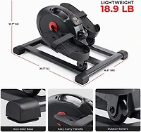 Sunny Health & Fitness SMART Compact Mini Elliptical