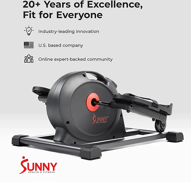 Sunny Health & Fitness SMART Compact Mini Elliptical