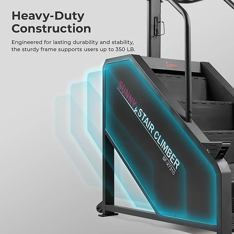 Sunny Health & Fitness Premium Smart Stair Climber