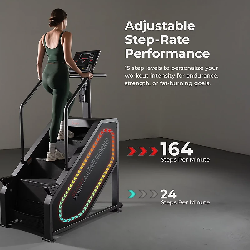 Sunny Health & Fitness Premium Smart Stair Climber