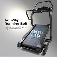 Sunny Health & Fitness Commercial Ultimate Incline/Decline Treadmill