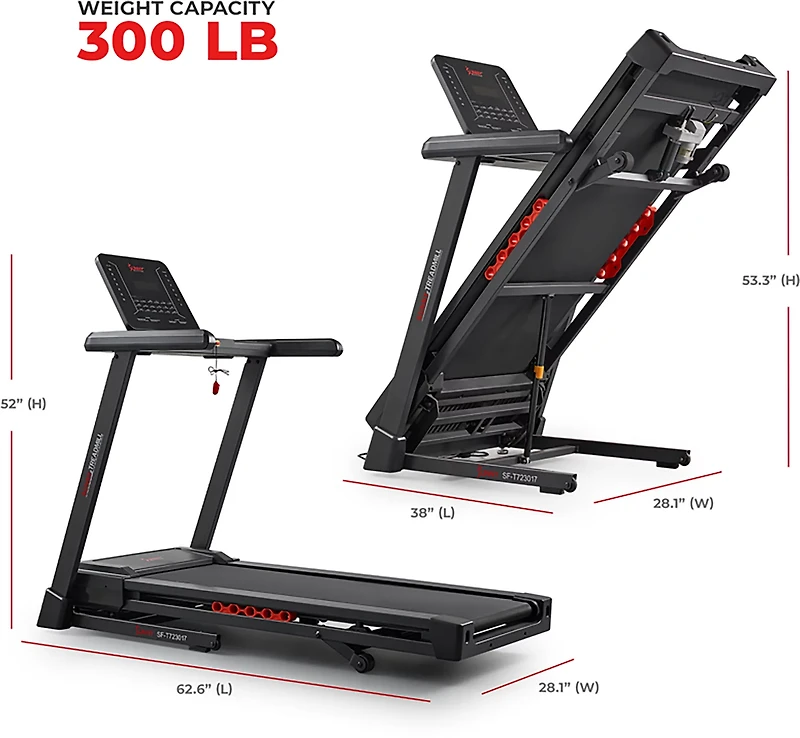 Sunny Health & Fitness Excel Smart Incline/Decline Treadmill