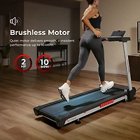 Sunny Health & Fitness Pace 500 Smart Auto Incline Treadmill