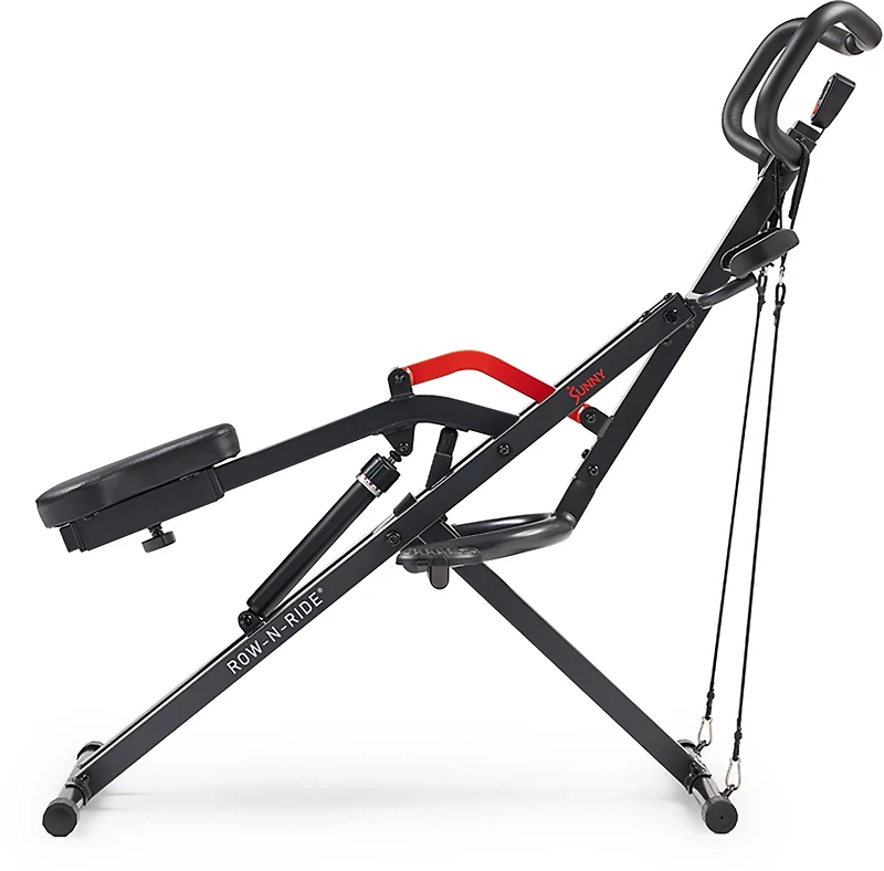 Sunny Health & Fitness Row-N-Ride Pro Smart Squad Assist Trainer