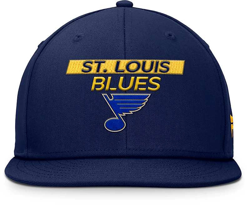Fanatics Blues Rink Prime 3 Structured Adjustable Cap