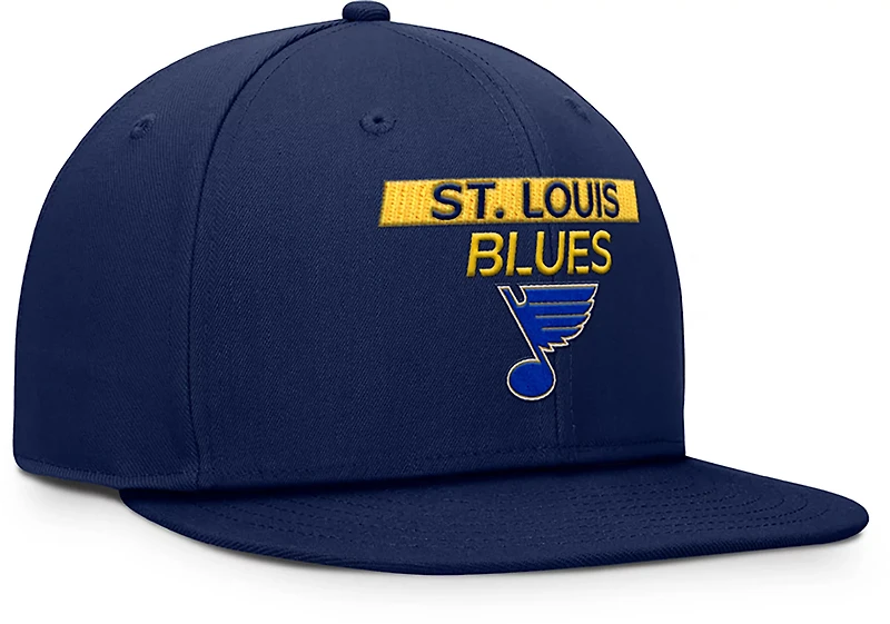 Fanatics Blues Rink Prime 3 Structured Adjustable Cap