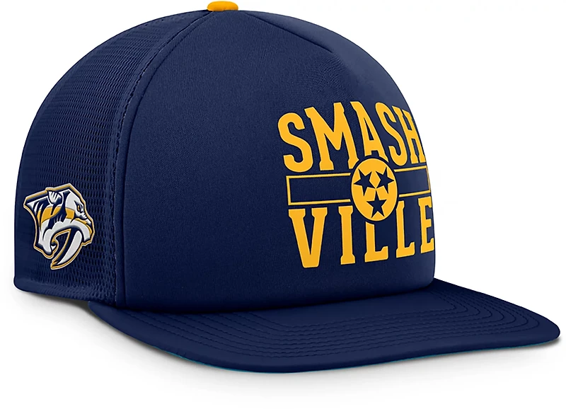 Fanatics Predators Rink Hometown 13 Flat Brim Snapback Cap