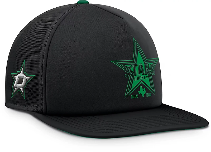 Fanatics Stars Rink Hometown 13 Flat Brim Snapback Cap