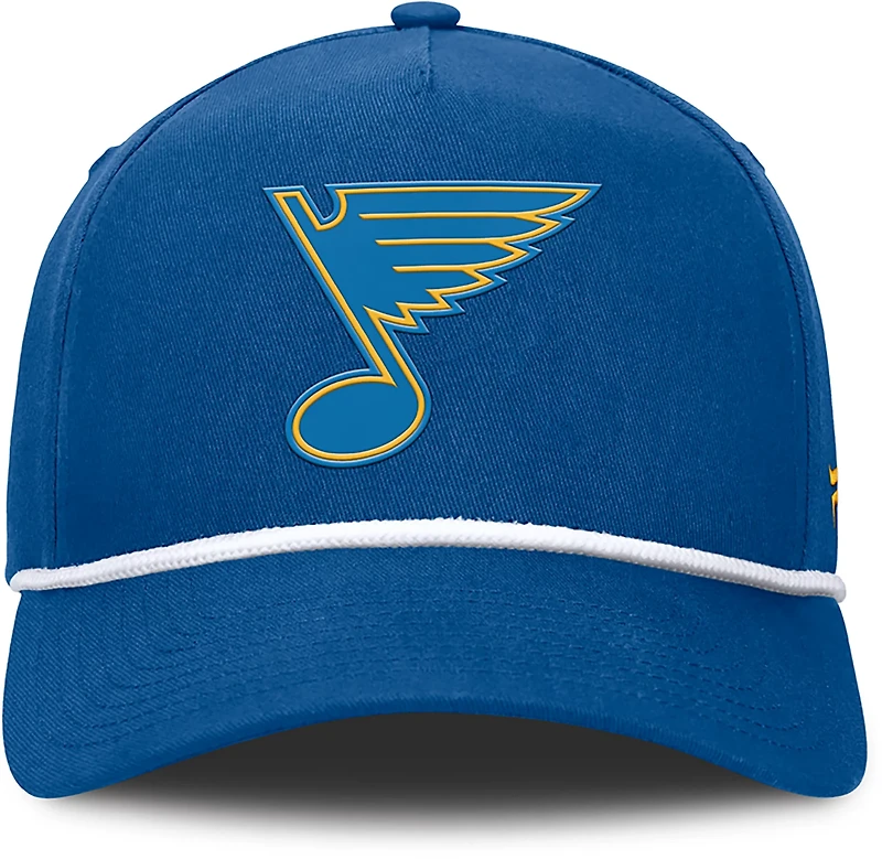 Fanatics Men's Blues Rink A-Frame Structured Adjustable Cap