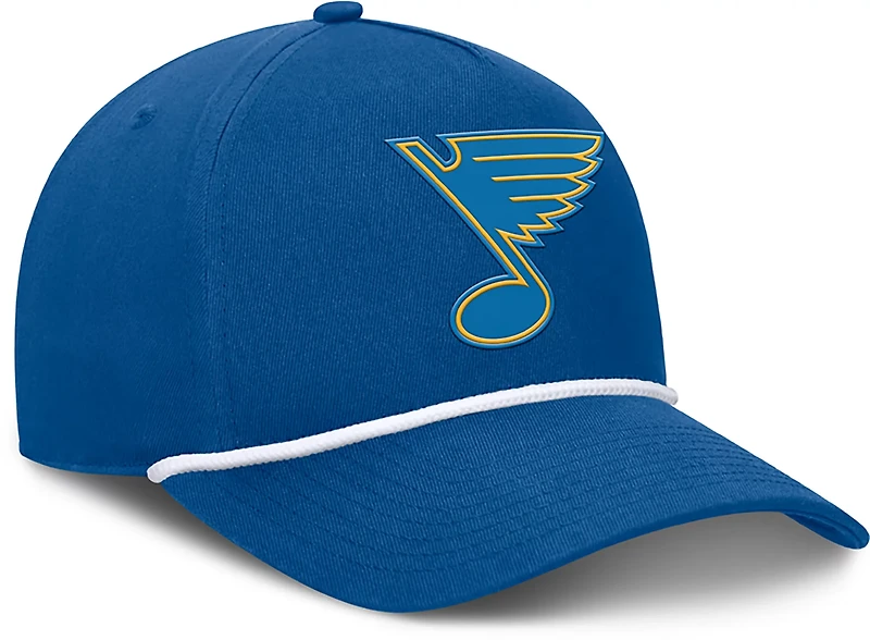 Fanatics Men's Blues Rink A-Frame Structured Adjustable Cap