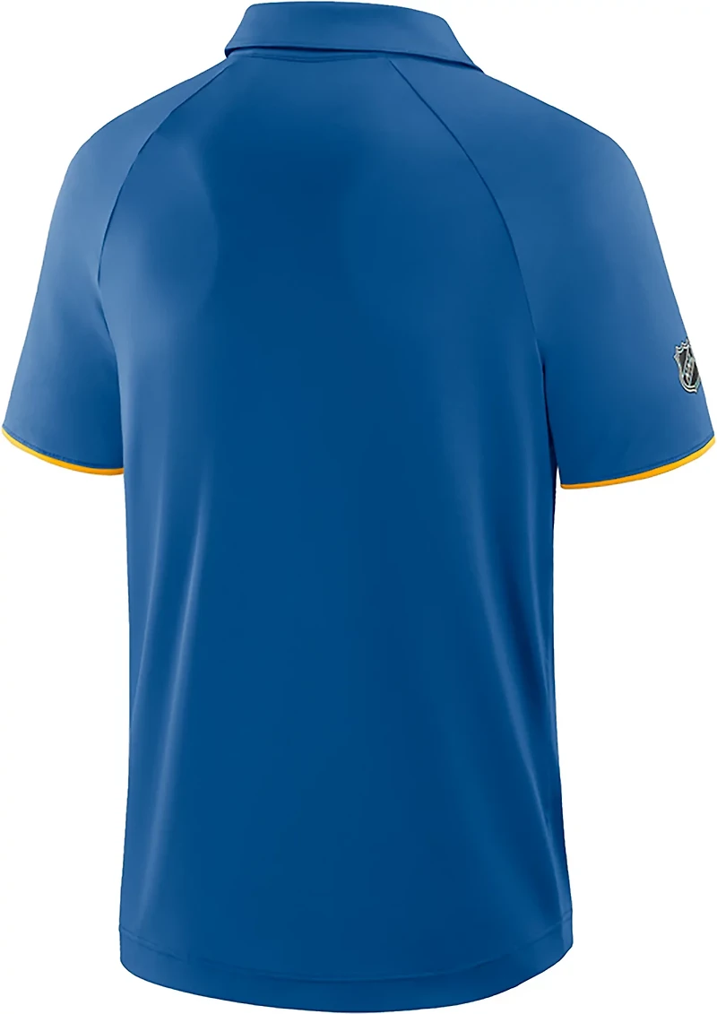 Fanatics Men's Blues Authentic Pro Rink Polo Shirt