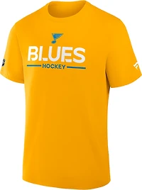 Fanatics Men's Blues Authentic Pro Primary T-shirt