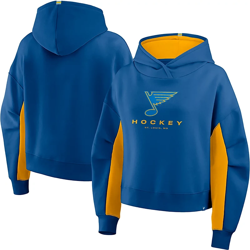 VF Imagewear Women's Blues Back Check Fleece Pullover Hoodie