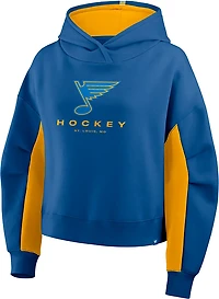 VF Imagewear Women's Blues Back Check Fleece Pullover Hoodie