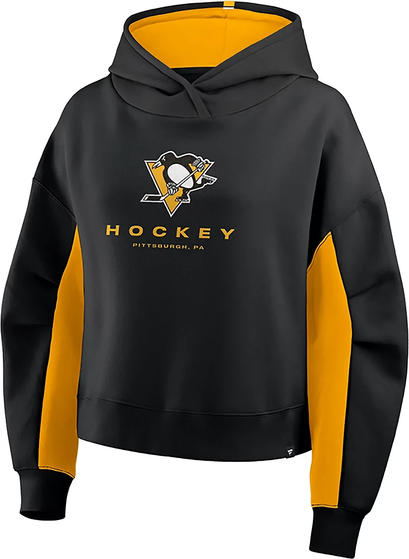 VF Imagewear Women's Penguins Back Check Fleece Pullover Hoodie