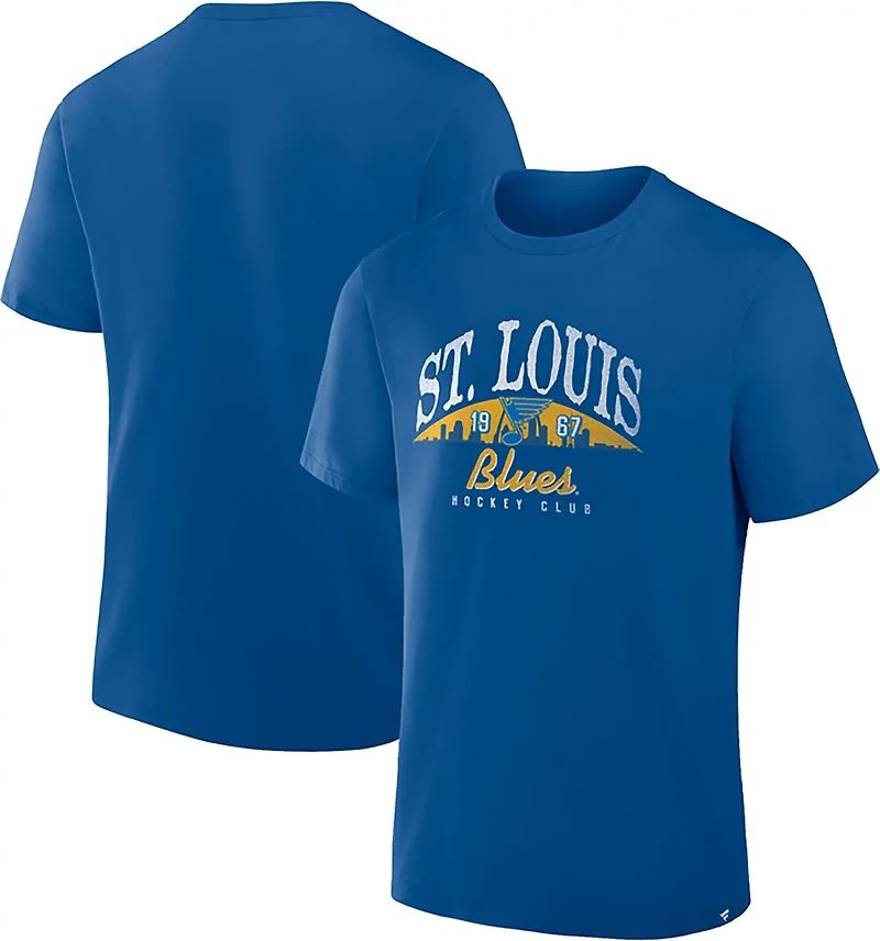 Fanatics Men's St. Louis Blues Native Nostalgia Legacy Cotton Short Sleeve T-shirt