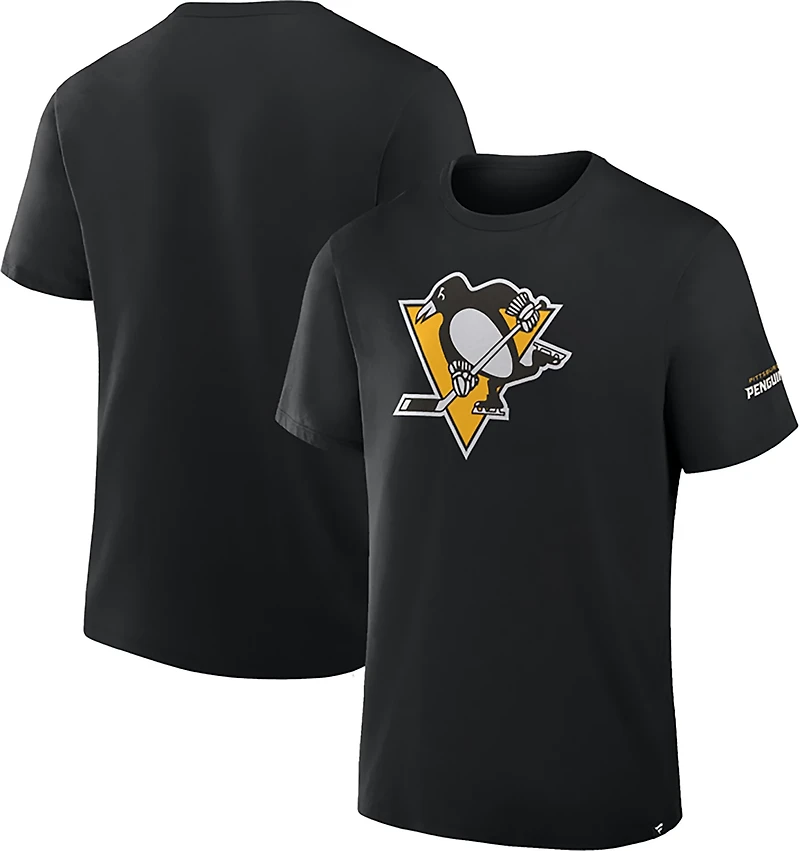 Fanatics Men's Pittsburgh Penguins Hat Trick Legacy Cotton Short Sleeve T-shirt
