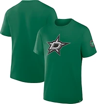 Fanatics Men's Dallas Stars Hat Trick Legacy Cotton Short Sleeve T-shirt