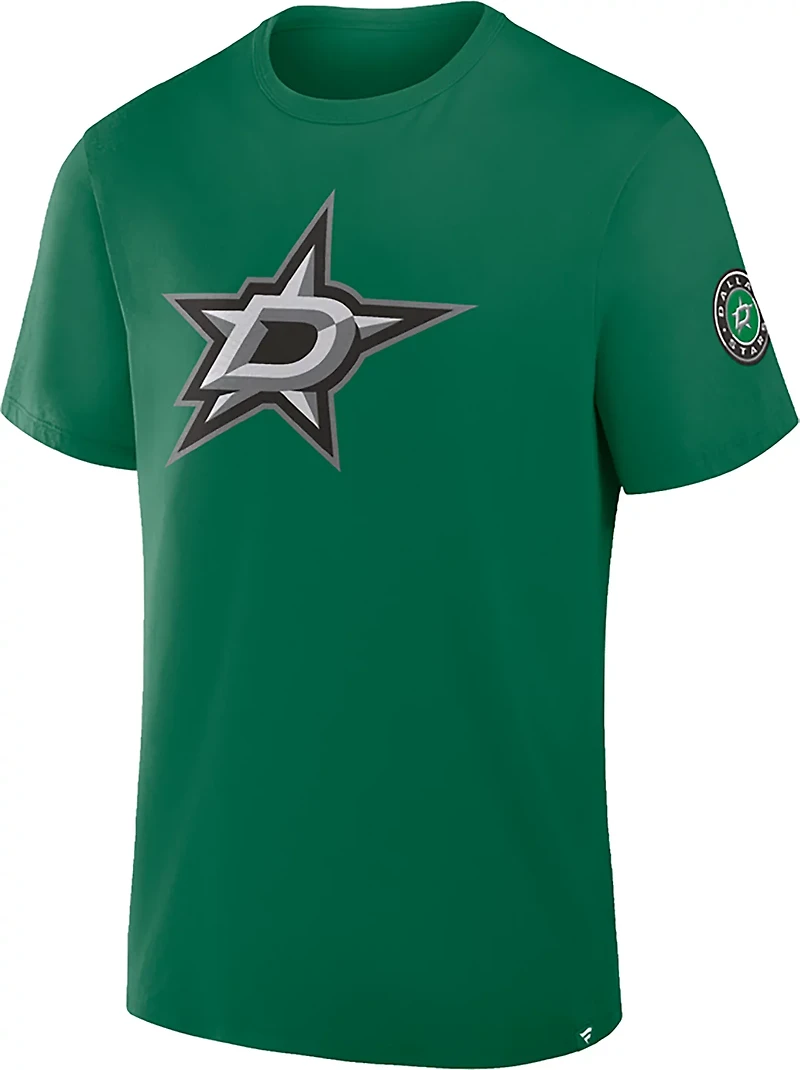 Fanatics Men's Dallas Stars Hat Trick Legacy Cotton Short Sleeve T-shirt