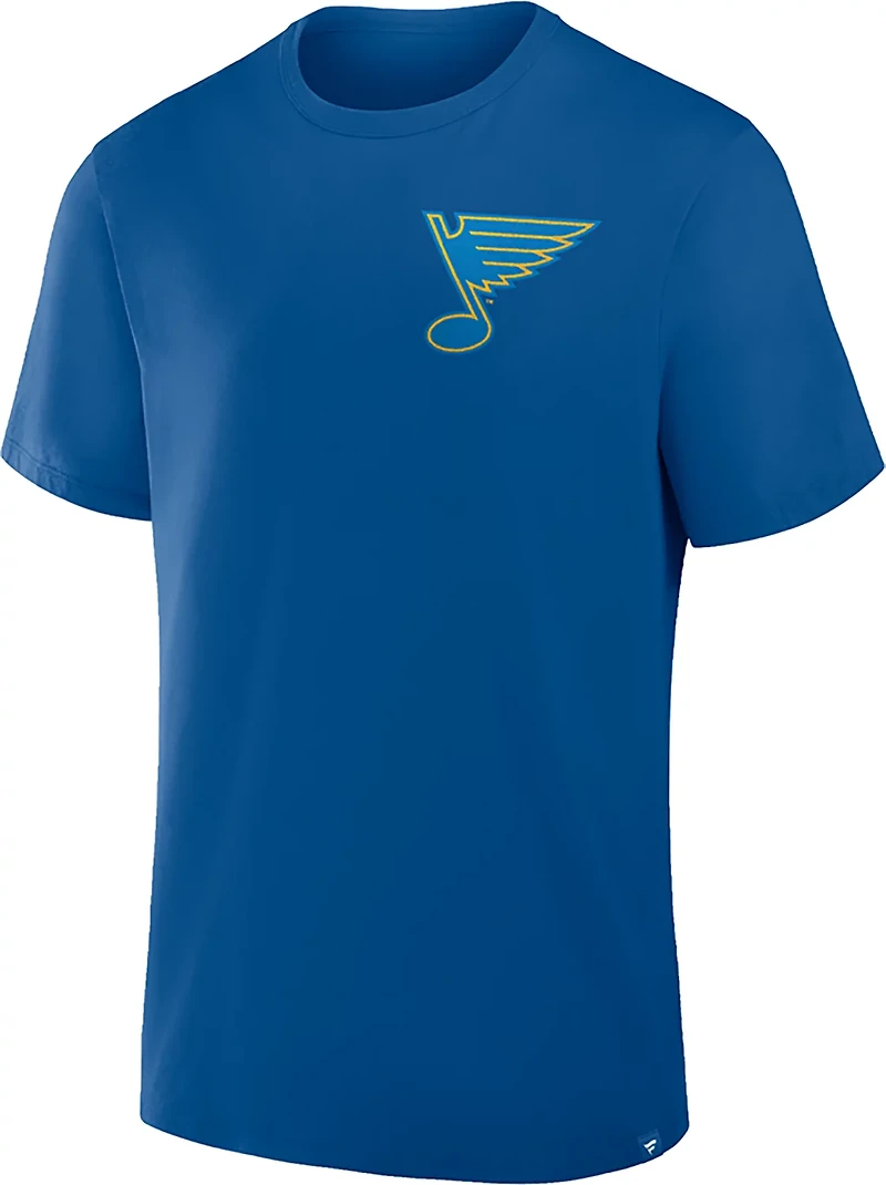 Fanatics Men's St. Louis Blues Hold the Line Legacy Cotton Short Sleeve T-shirt