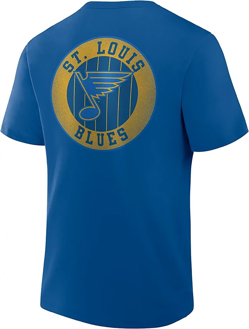 Fanatics Men's St. Louis Blues Hold the Line Legacy Cotton Short Sleeve T-shirt